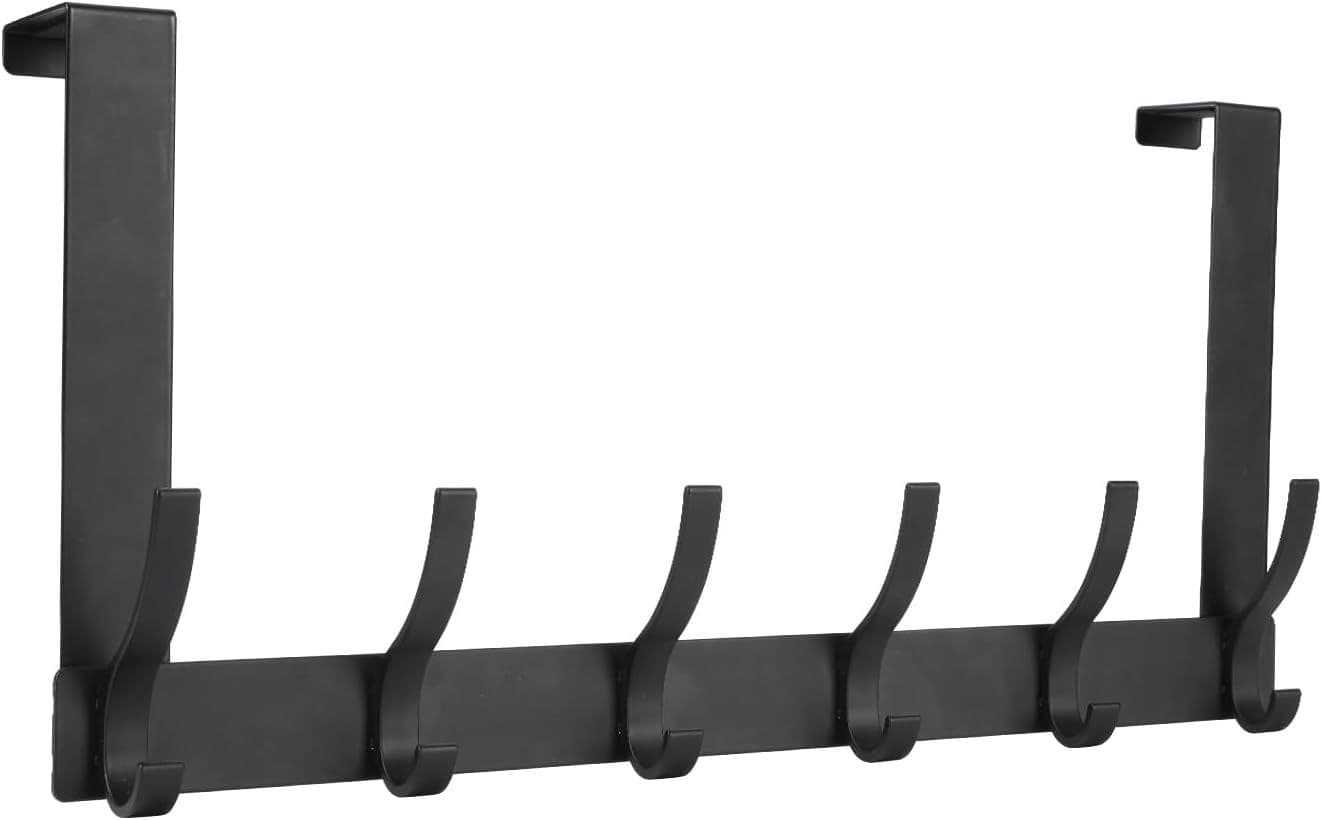 Over The Door Hooks, Door Hanger Hooks for Hanging, Over The Doors Towel Racks for Bathroom with 12 Coat Hook